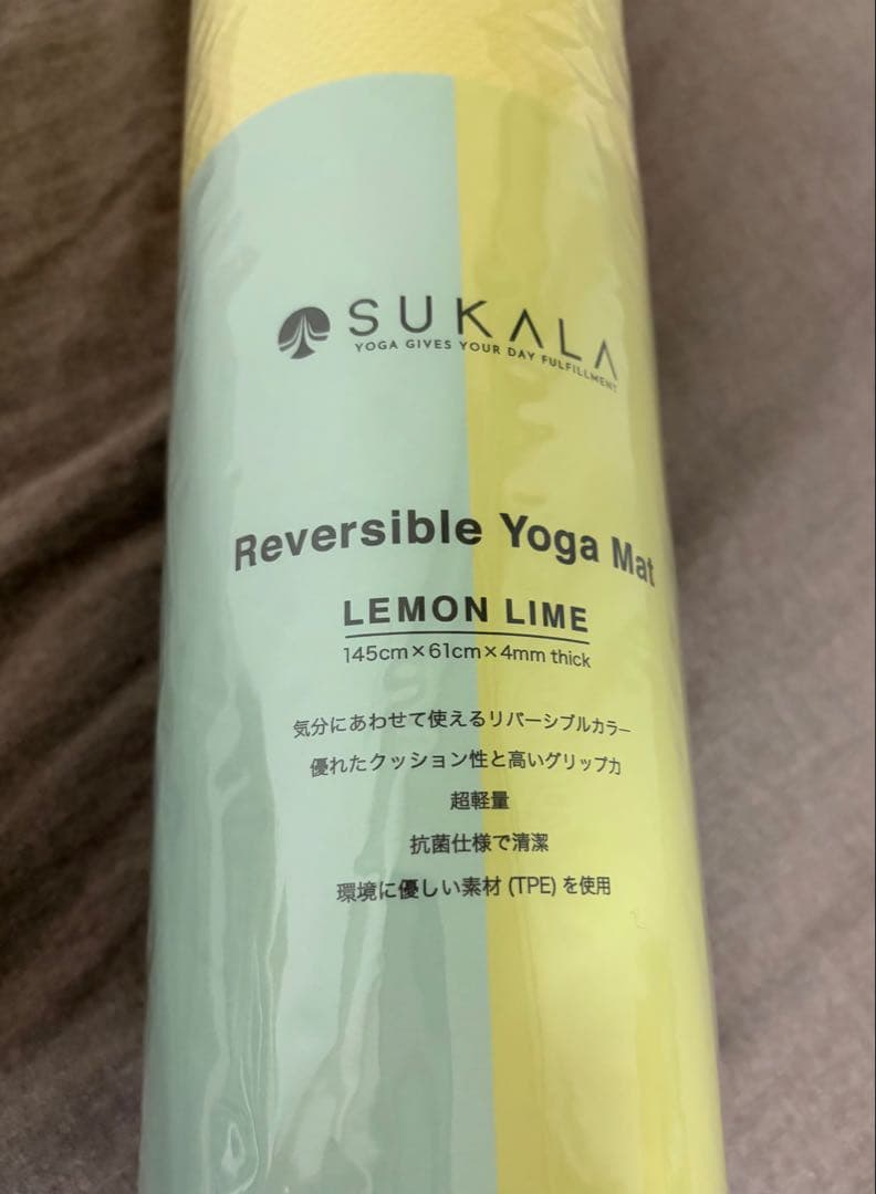 【新品・未使用】SUKALA 2way リバーシブルLAVAヨガマット