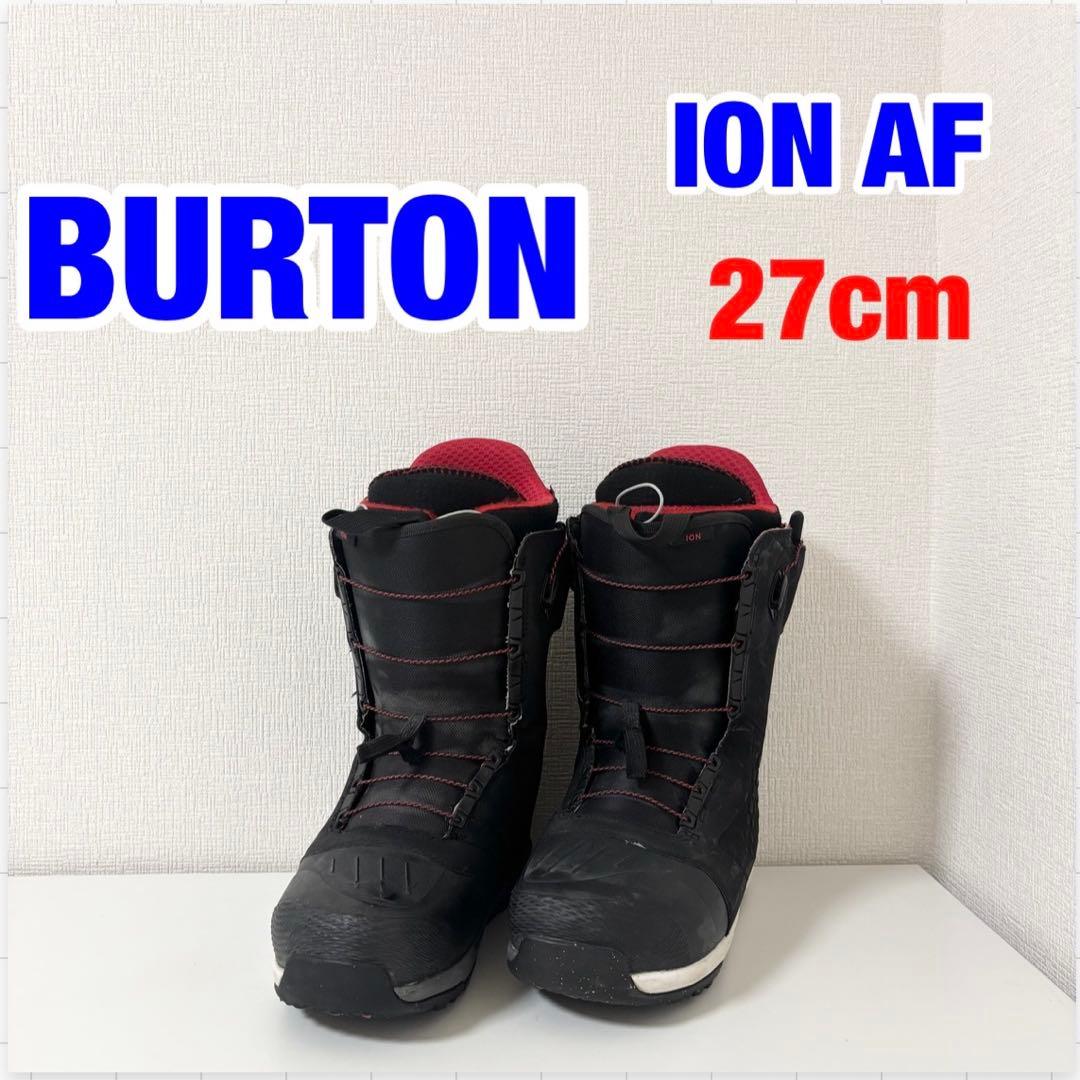 BURTON ION スノーボードブーツ ブラック/レッド 27cm
