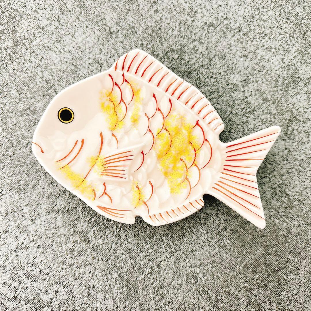 Mimi 現品のみご依頼品　幸楽窯　鶴亀銘々皿　鯛小皿　6点セット