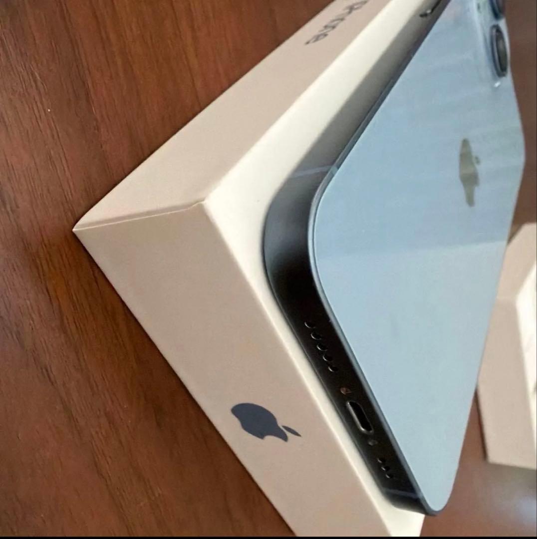iPhone14 SIMフリー ブルー　256GB フィルム　ケース付き