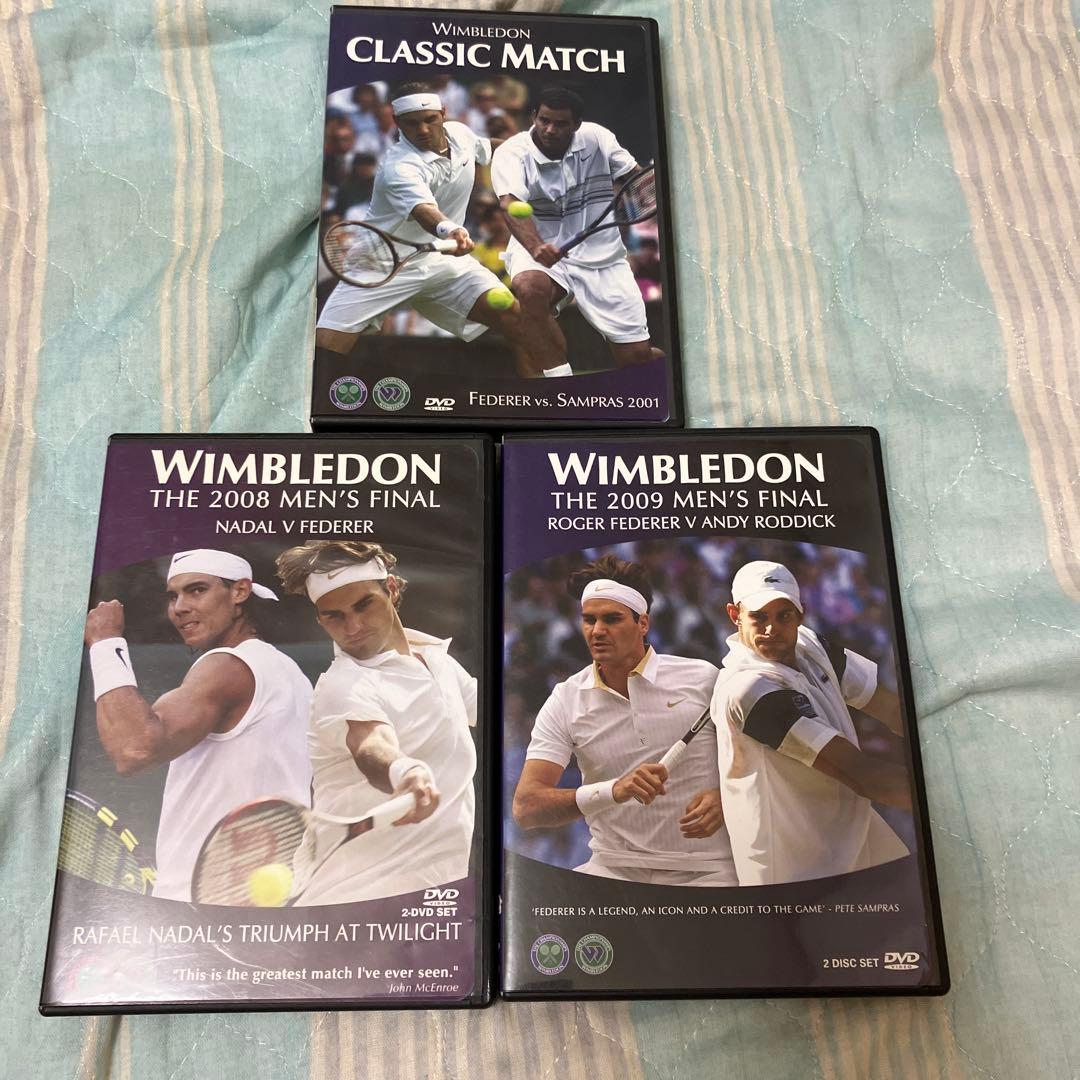 フェデラー ウィンブルドン決勝DVD3組セット