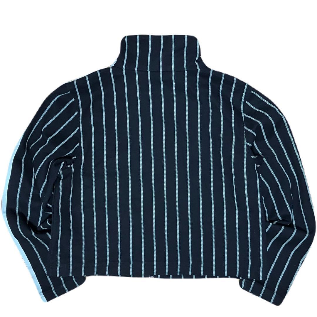 adidas 完売品 ピンストライプ デニム セットアップ ストライプ ジャージ