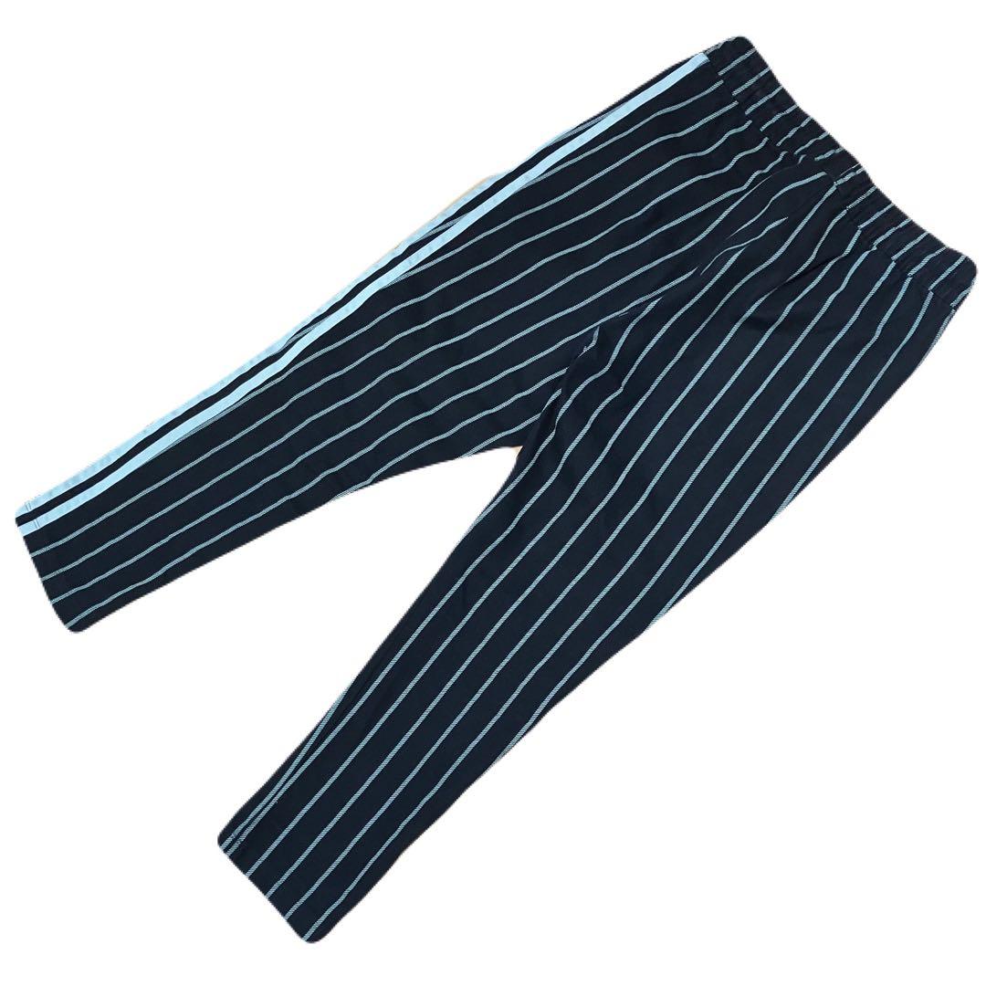 adidas 完売品 ピンストライプ デニム セットアップ ストライプ ジャージ