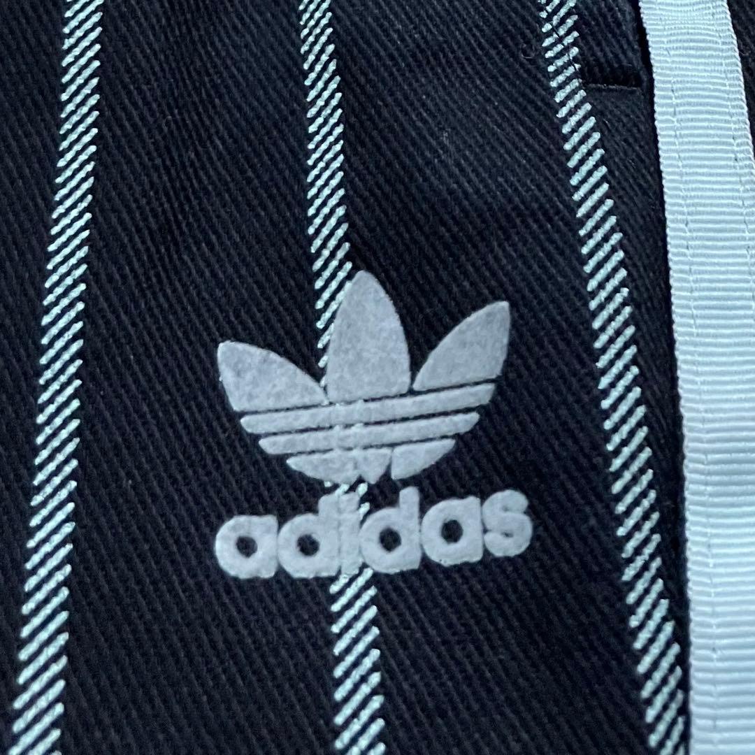 adidas 完売品 ピンストライプ デニム セットアップ ストライプ ジャージ
