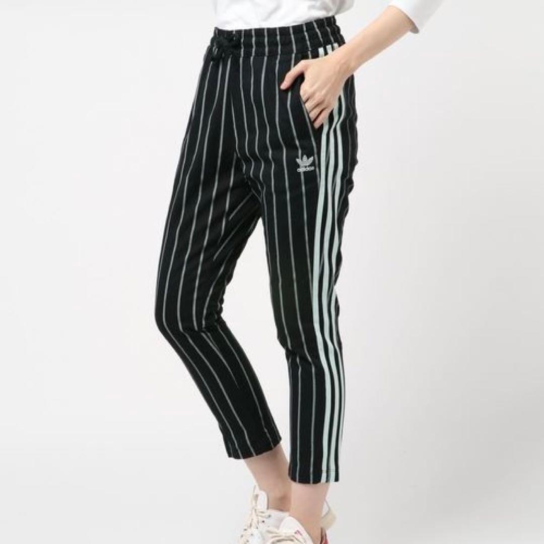 adidas 完売品 ピンストライプ デニム セットアップ ストライプ ジャージ