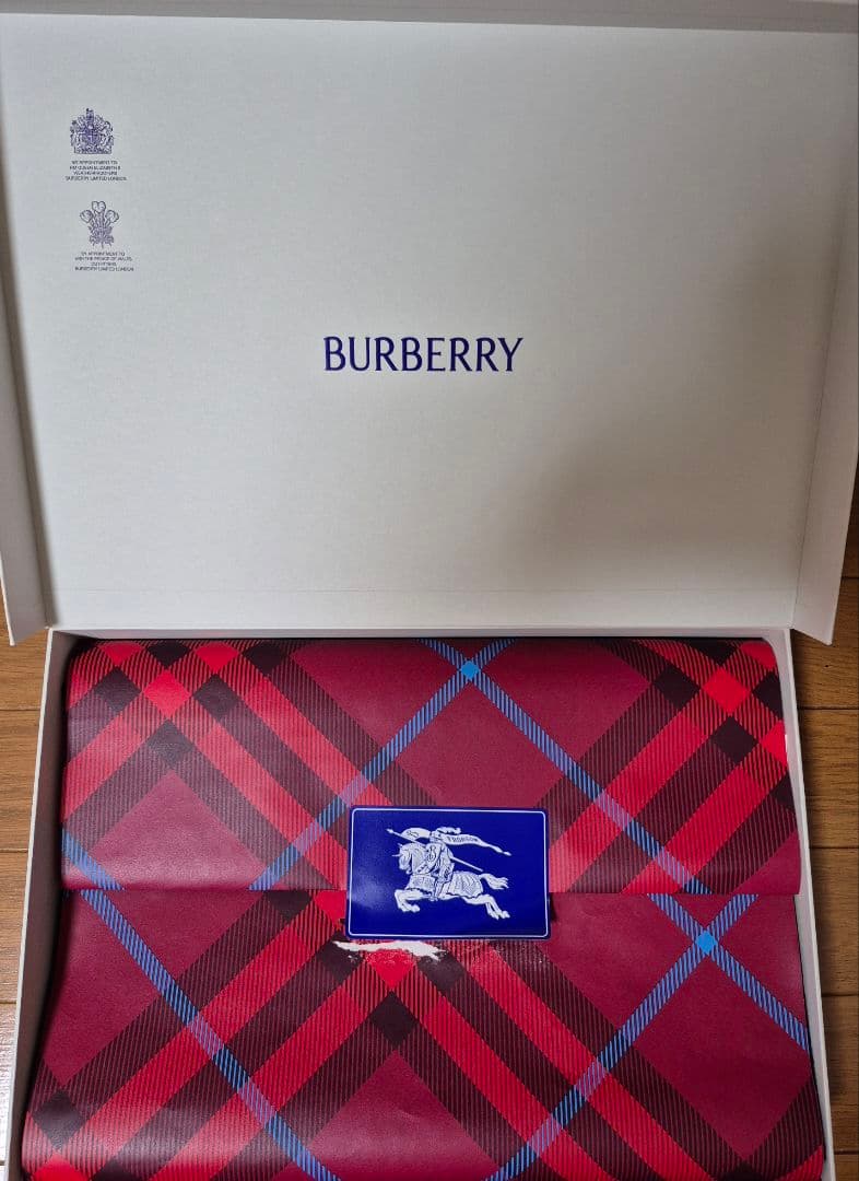 バーバリー 大判マフラー カシミヤ100% スコットランド製 未使用品