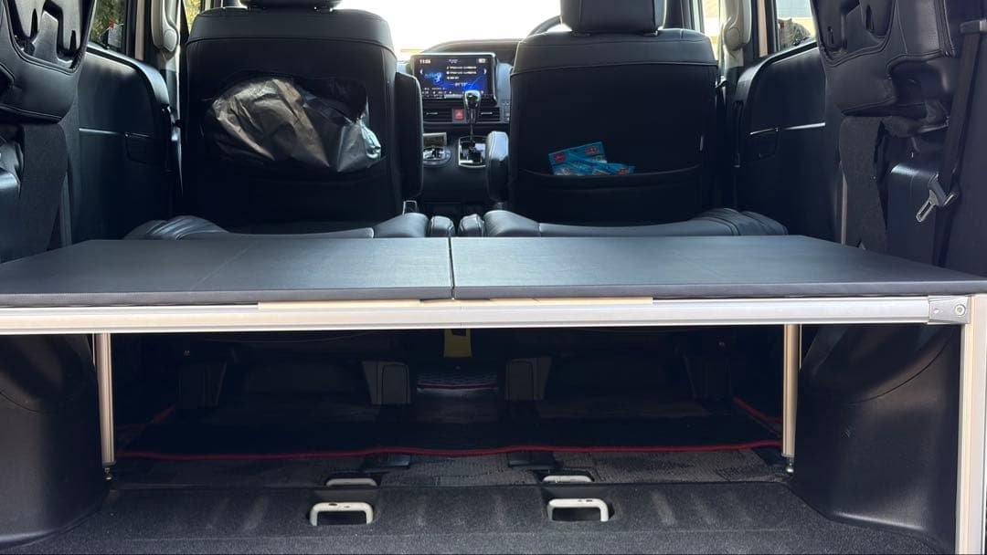 ８０ヴォクシー ノア　エスクァイアベッドキット　収納キット　合皮　アルミフレーム