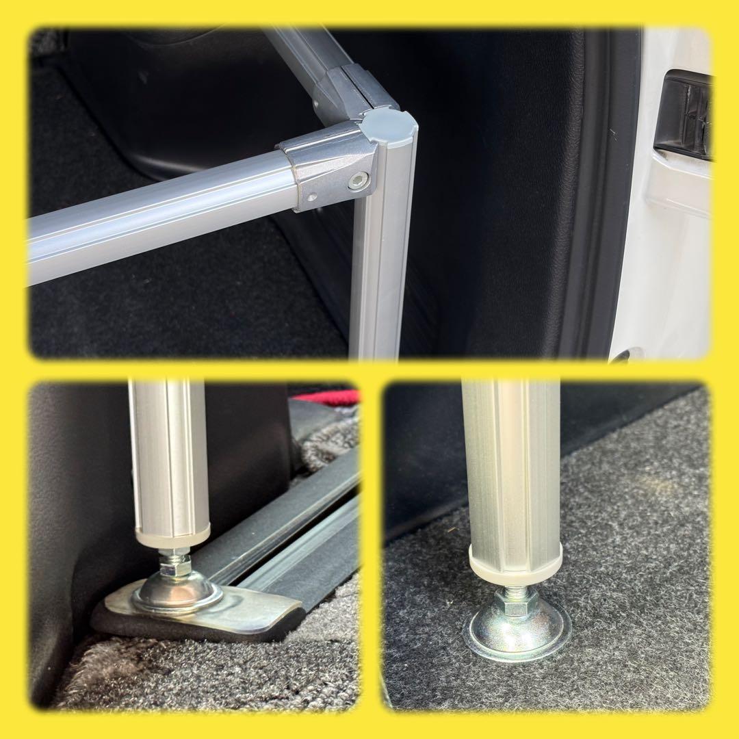 ８０ヴォクシー ノア　エスクァイアベッドキット　収納キット　合皮　アルミフレーム