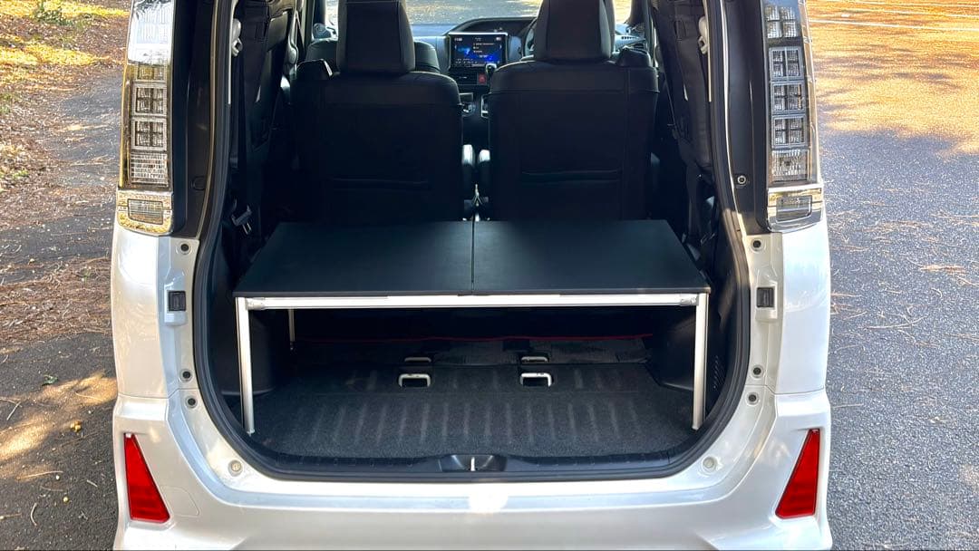 ８０ヴォクシー ノア　エスクァイアベッドキット　収納キット　合皮　アルミフレーム