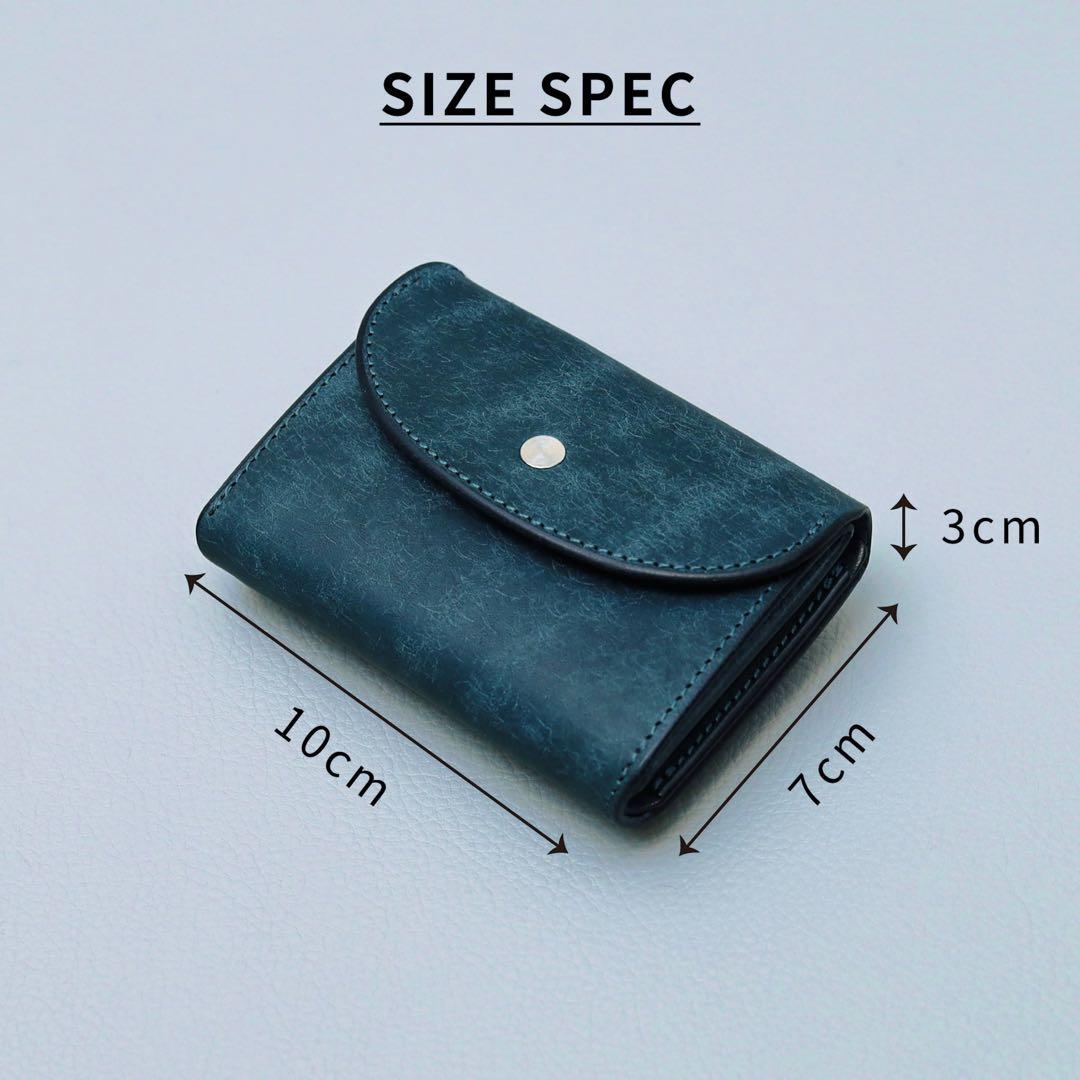 レザーミニ財布　新品未使用 【Iru×IKENOHATA GINKAWATEN】