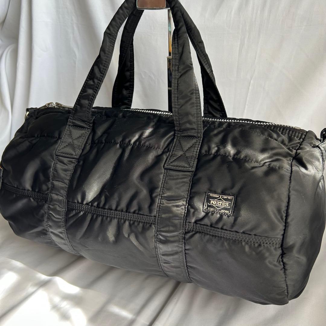 PORTER 吉田カバン タンカー 2WAY ボストンバッグ ドラム型 廃盤品