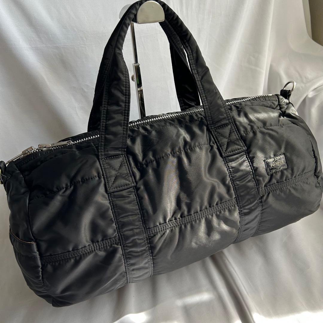 PORTER 吉田カバン タンカー 2WAY ボストンバッグ ドラム型 廃盤品