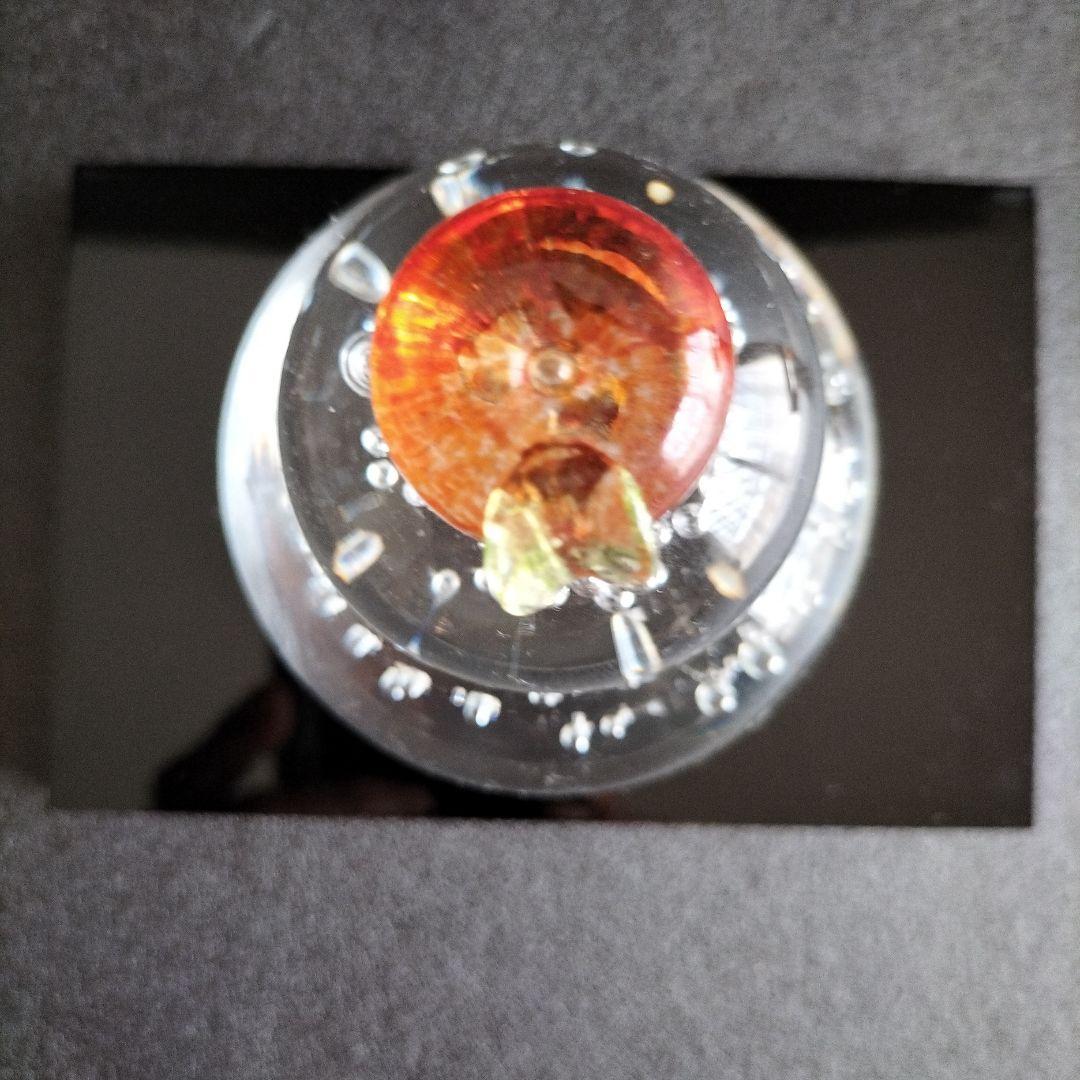 青森伝統工芸品 津軽びいどろ置物　江戸切子グラス