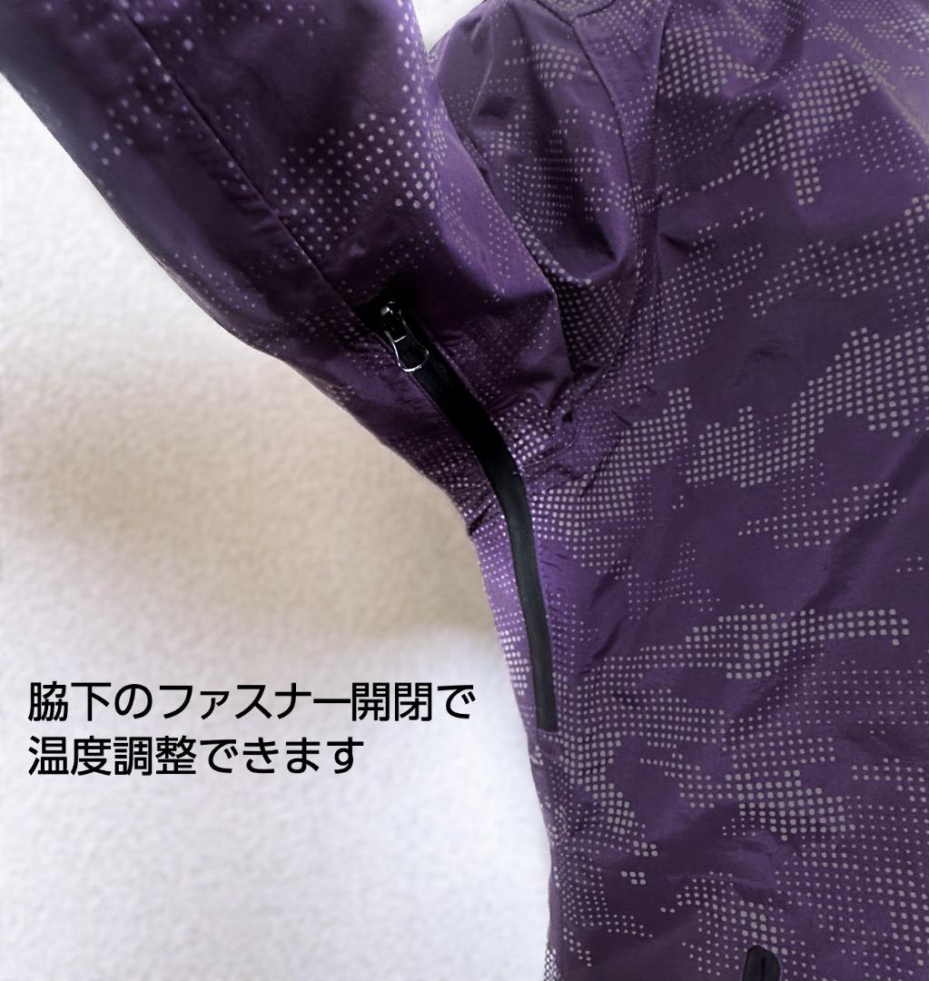 迷彩柄が反射 防水ジャケット リフレクティブ Womens S〜M 未使用