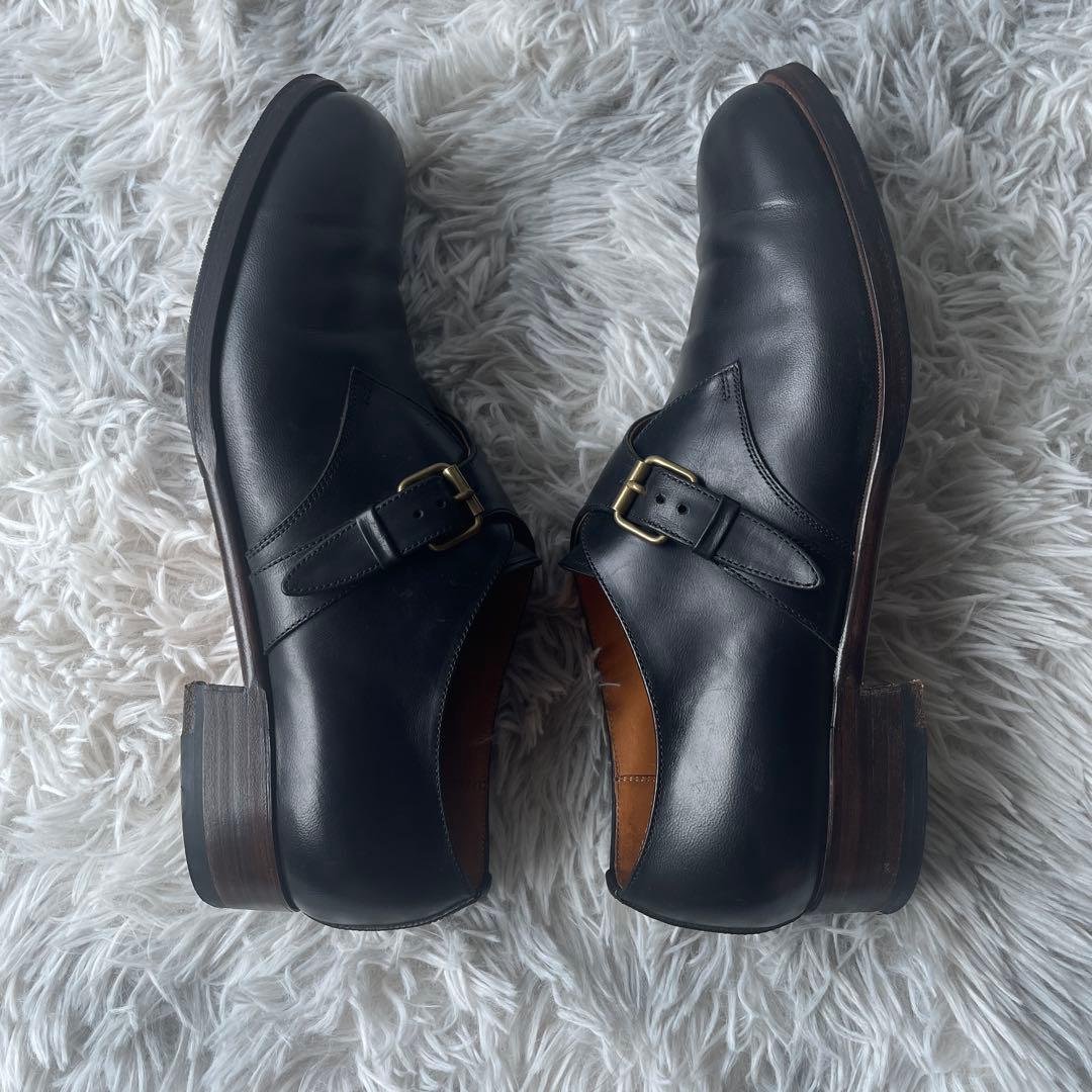 【美品】フォルメ モンクストラップ ブラック 4.5