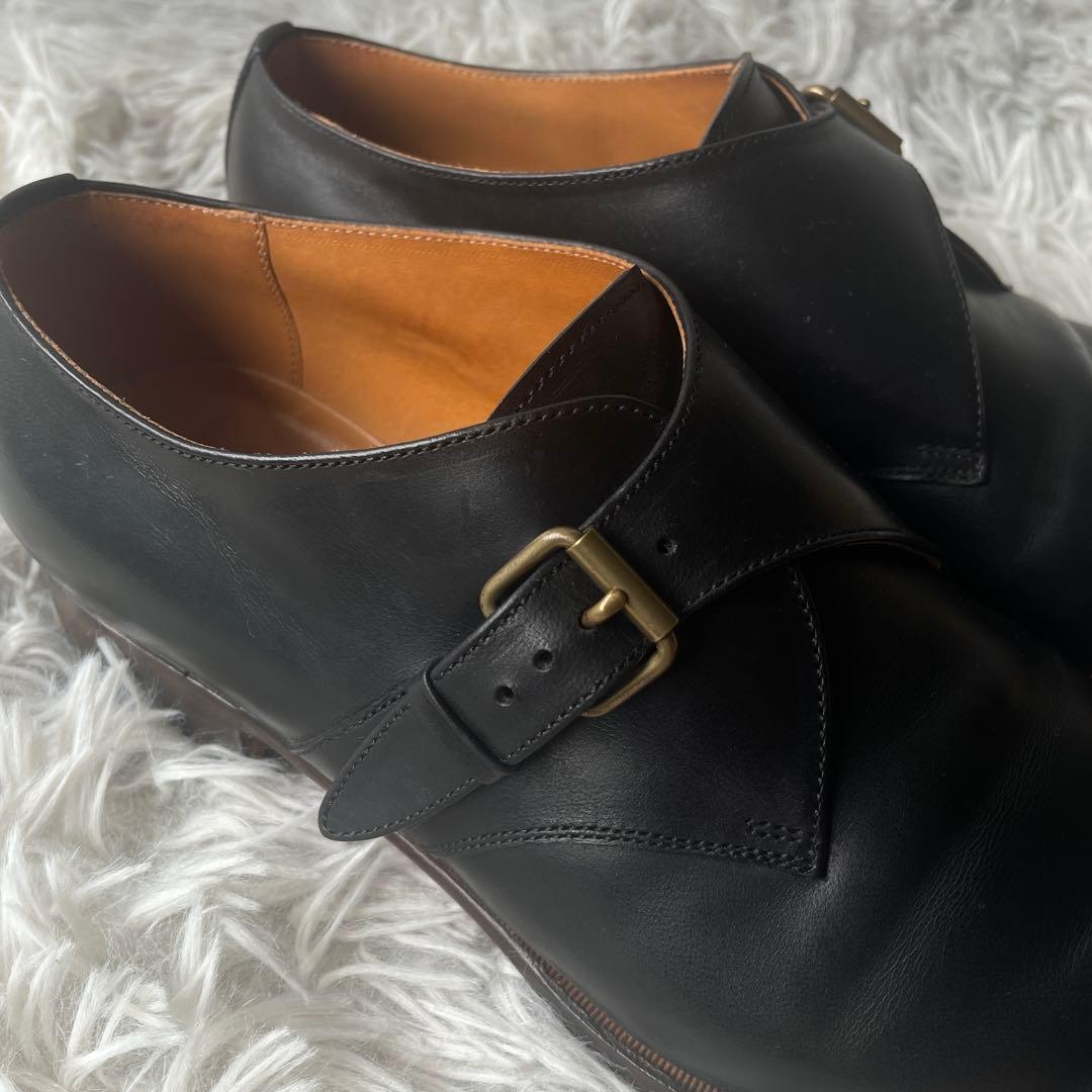 【美品】フォルメ モンクストラップ ブラック 4.5