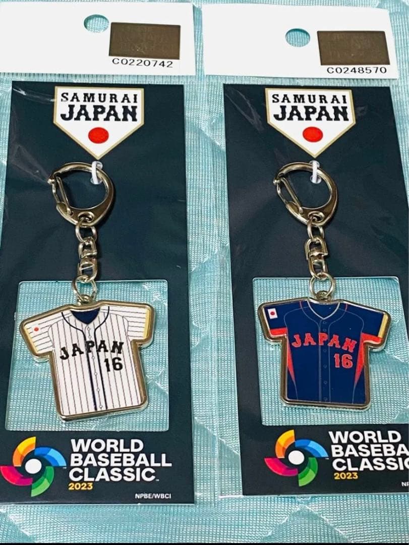 新品　WBC 2023 侍ジャパン　大谷翔平　キーホルダー　ピンバッジ