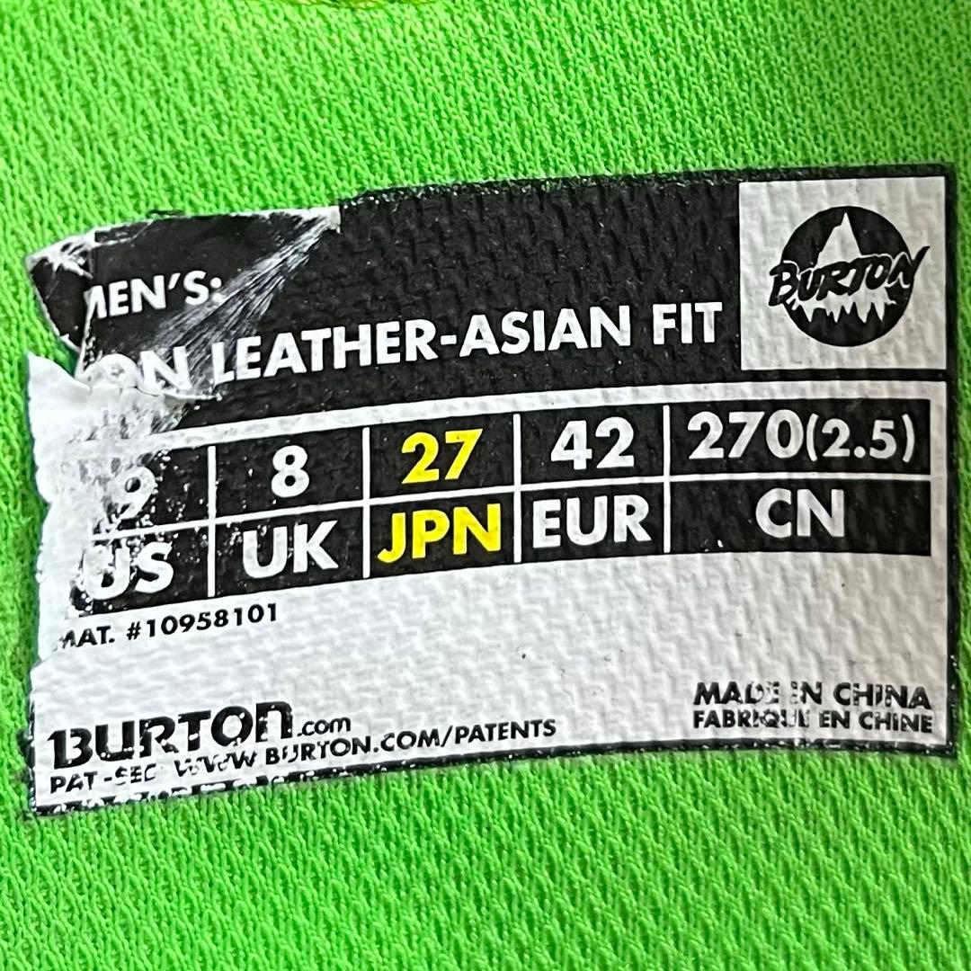 【即日発送】BURTON ION LEATHER-ASIANFIT27.0cm