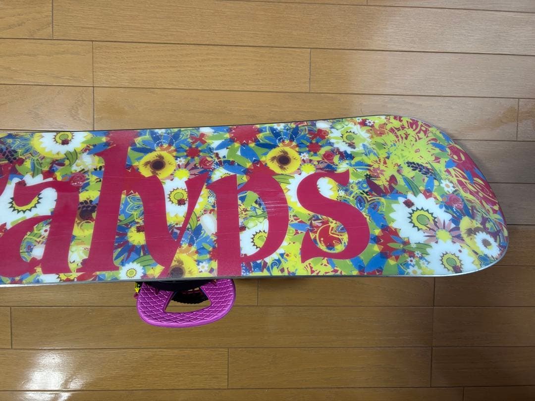 Apocalypse スノーボード 花柄　4点セット