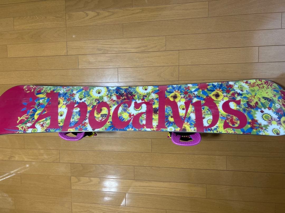 Apocalypse スノーボード 花柄　4点セット