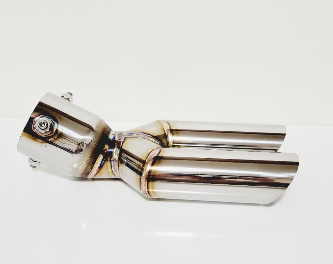 オールステンレス　ネオクラシックデュアルマフラーカッター
