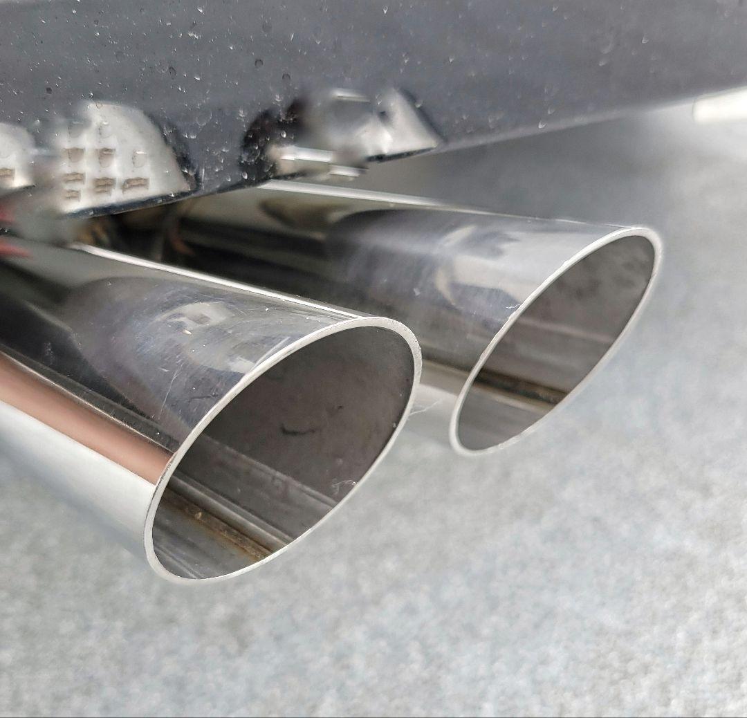 オールステンレス　ネオクラシックデュアルマフラーカッター
