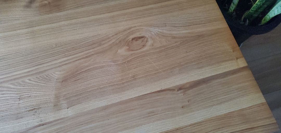 天然木　ローテーブル　四角脚