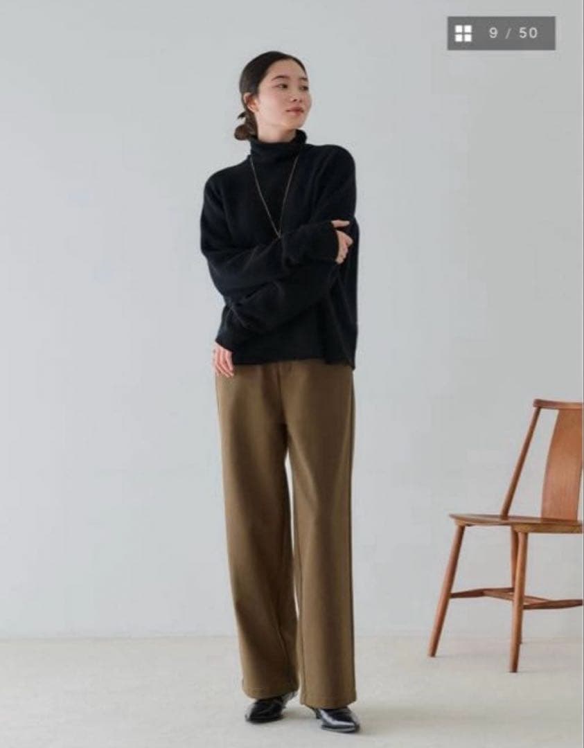 新品タグ付き　crewre ギャバフリースウォームスラックス　サイズ3