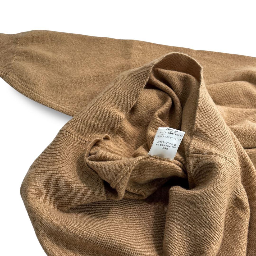 【美品】 BALLANTYNE　バランタイン カシミヤ100% ニット 長袖　襟
