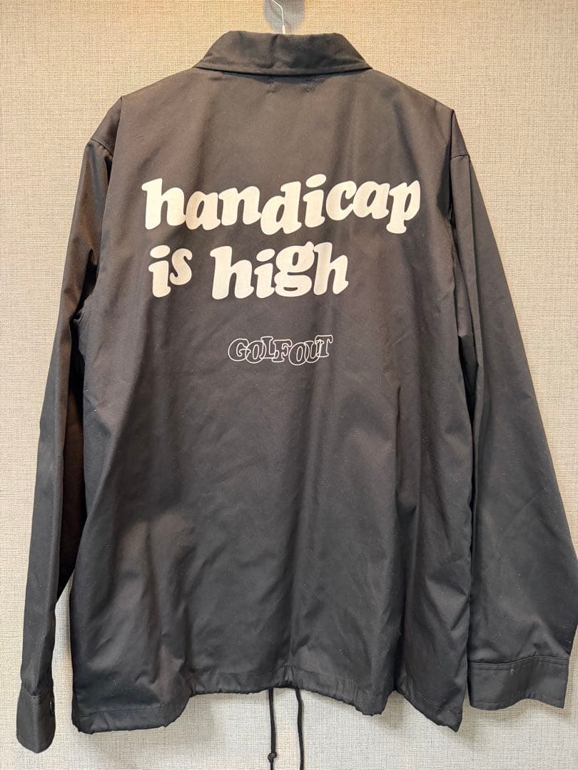 Clubhaus × GOLF OUT別注 コーチジャケット ブラック L