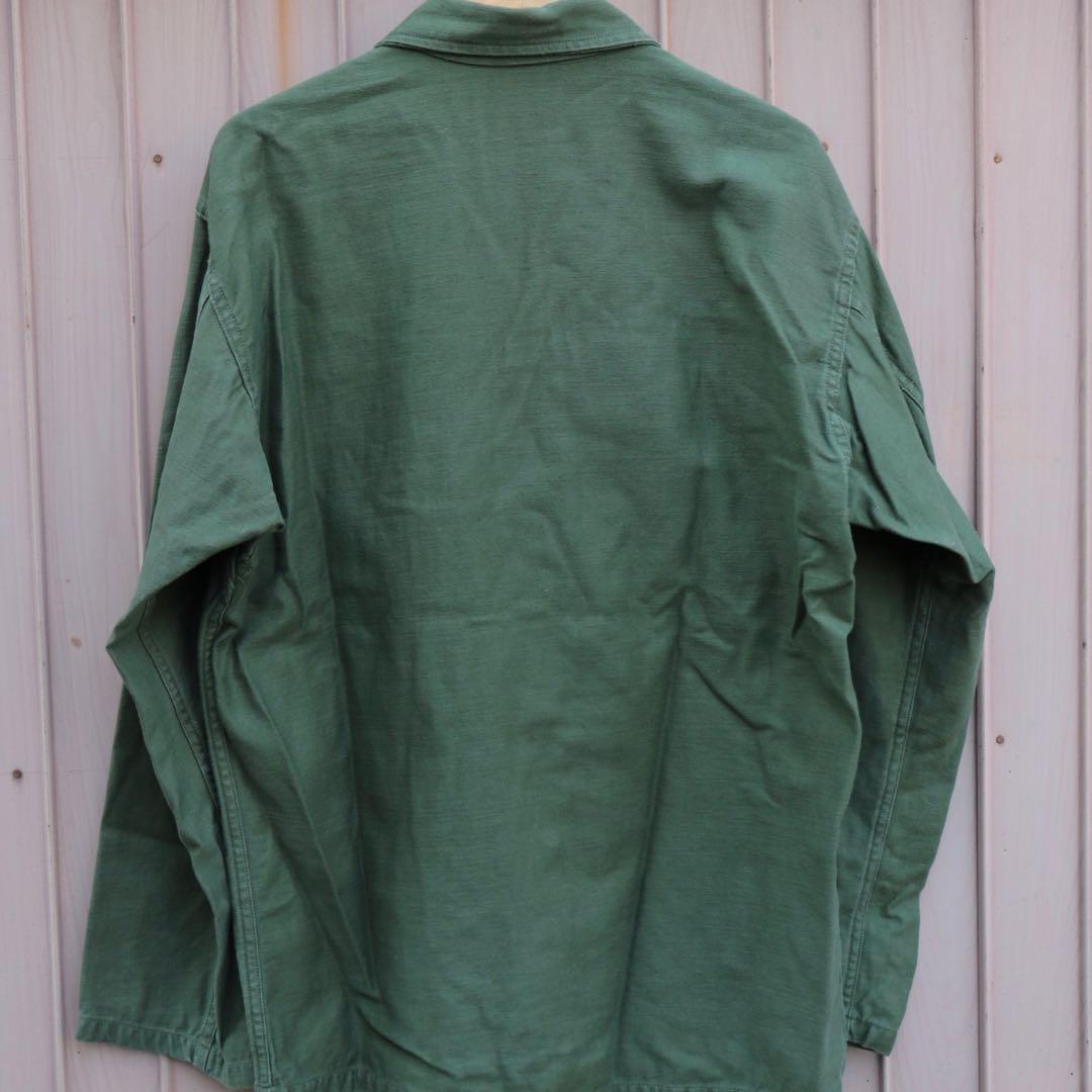 U.S.ARMY コットンサテンユーティリティシャツ　vintage