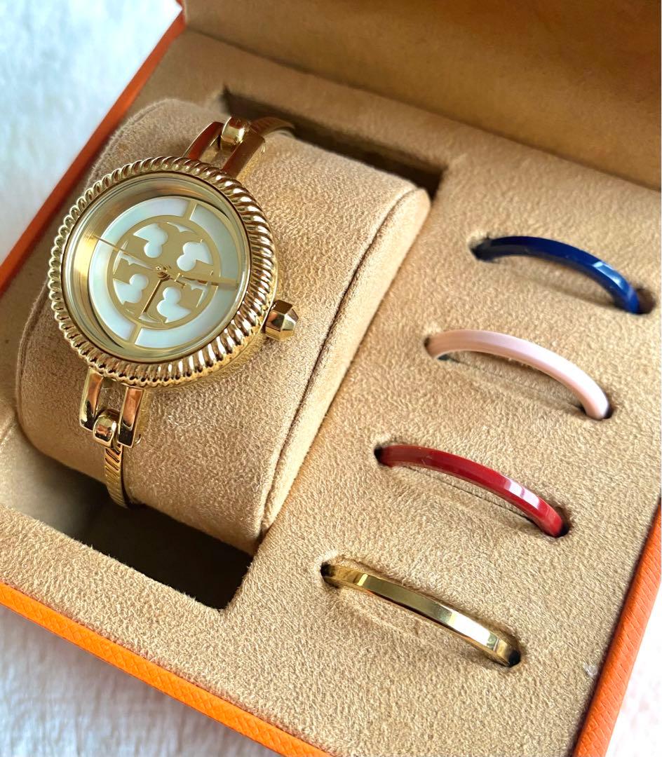 試着のみ⭐︎電池交換込 トリーバーチ Reva リーヴァ バングル TBW4037