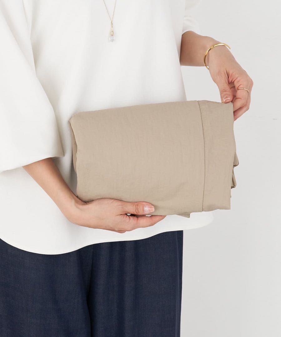 新品　BEARDSLEYバルーン袖フレアーコート　ベージュ ウエスト調整可能