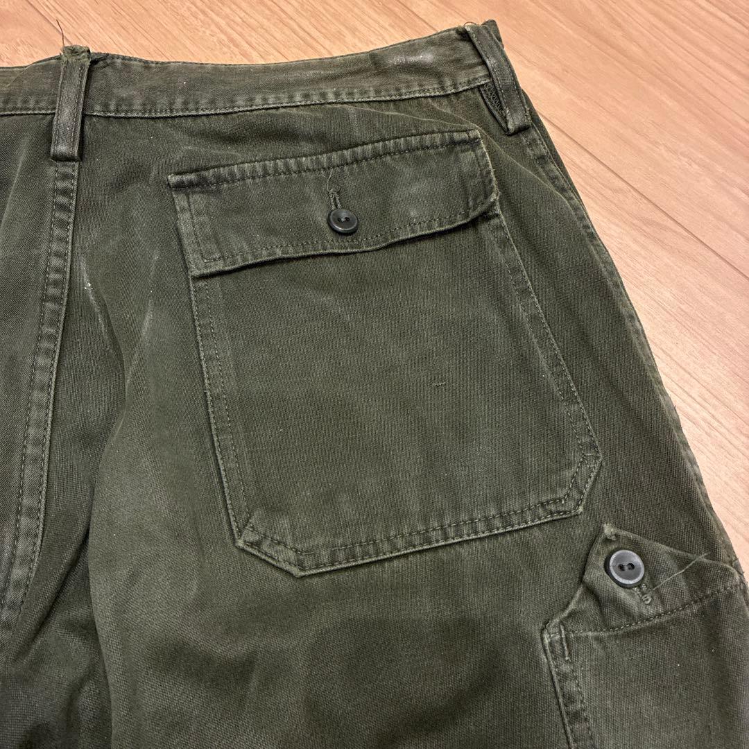 c*n様 ハンガリー軍 ベイカーパンツ ペンキ リペア ミリタリー 雰囲気抜群