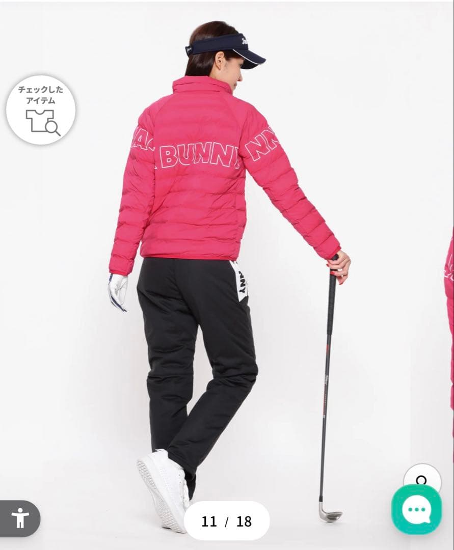 【新品】ジャックバニー レディース ダウンジャケット ピンク