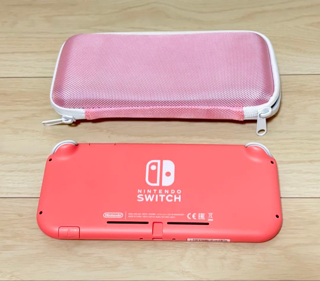 Nintendo Switch Lite コーラル 本体 充電器・ケース付き