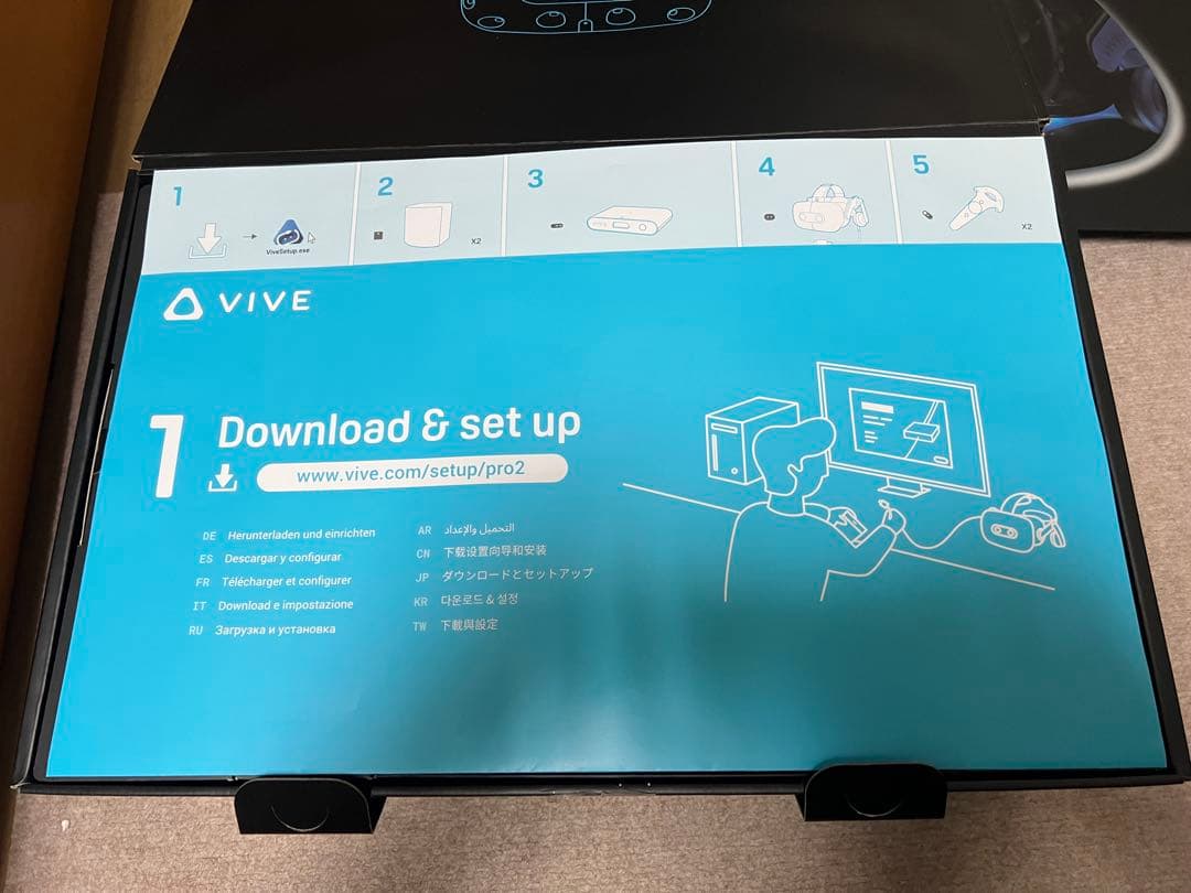 HTC VIVE Pro 2 パッケージ