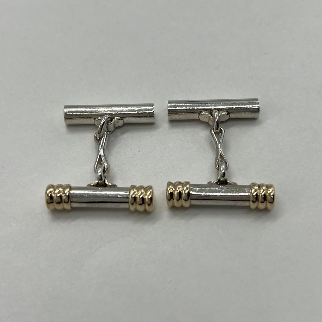 ティファニー TIFFANY&CO コンビ カフス カフリンクス コンビ 希少