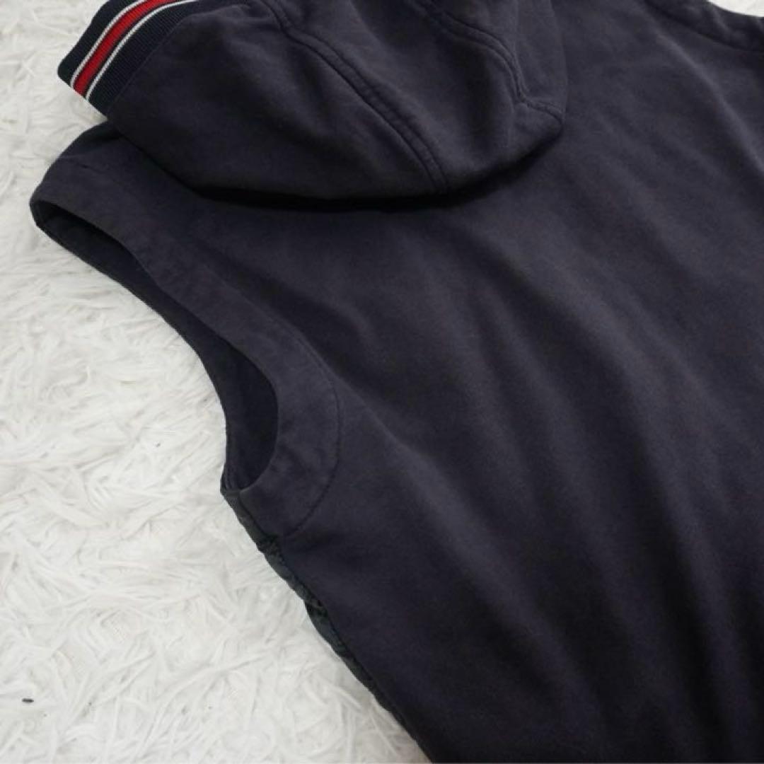 モンクレール グースダウンベスト キッズ ロゴワッペン フード レディースも可