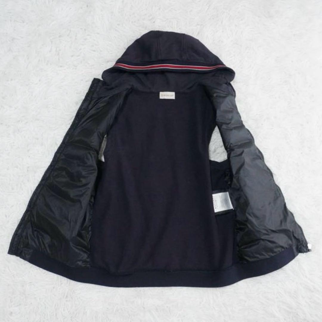 モンクレール グースダウンベスト キッズ ロゴワッペン フード レディースも可