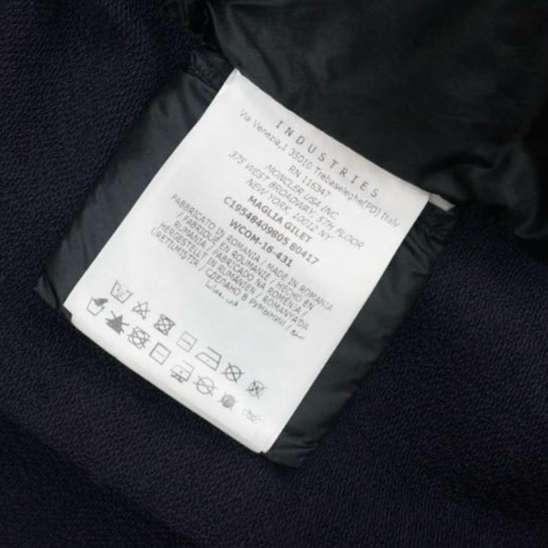 モンクレール グースダウンベスト キッズ ロゴワッペン フード レディースも可