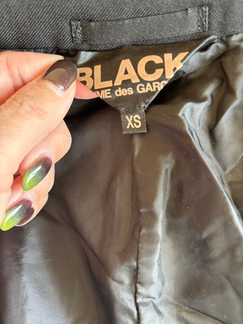 BLACKコムデギャルソンデザインジャケット