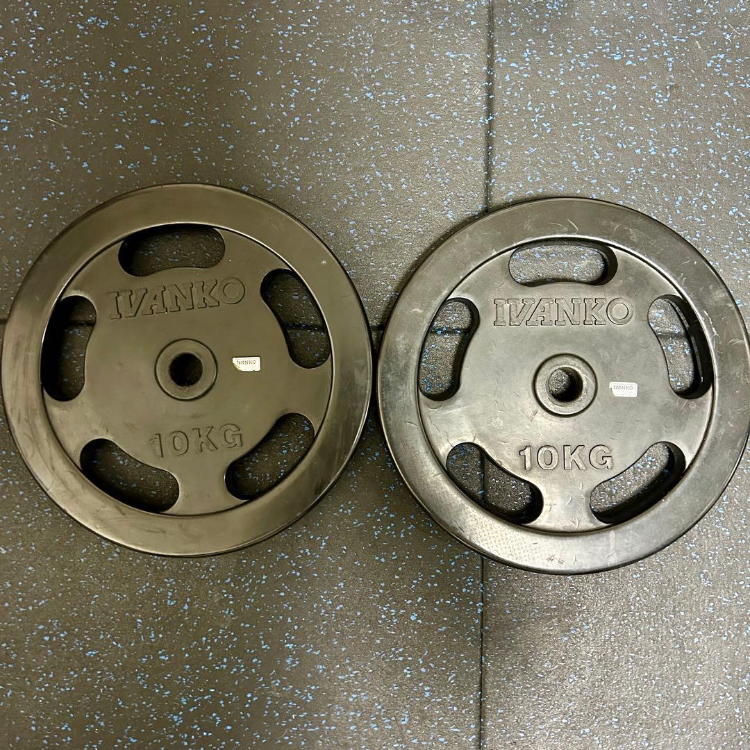 IVANKO イヴァンコ 28mmラバープレート10kg×2枚　アイロテック