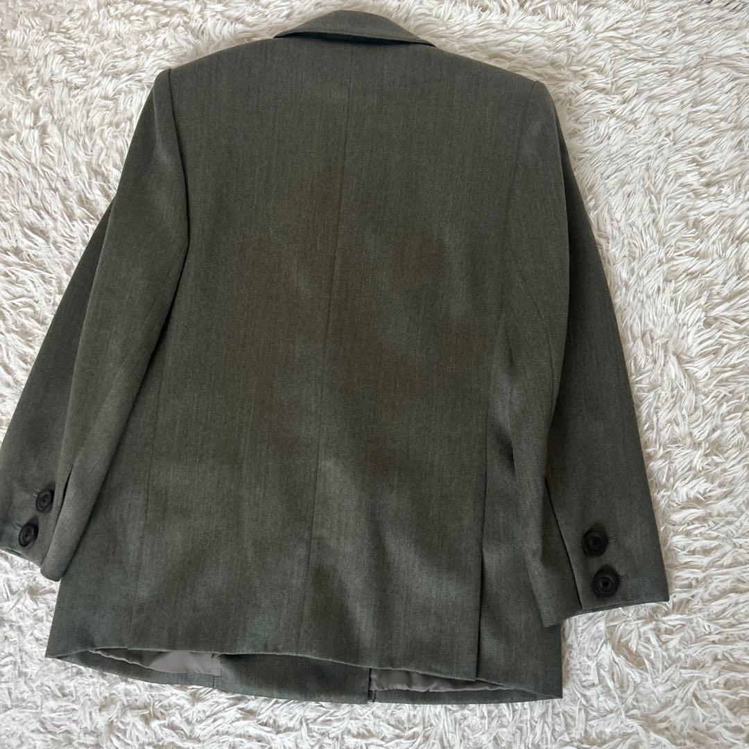 ✨美品✨イヴサンローラン スカートスーツ　ダブル　ウール　セットアップ　M L