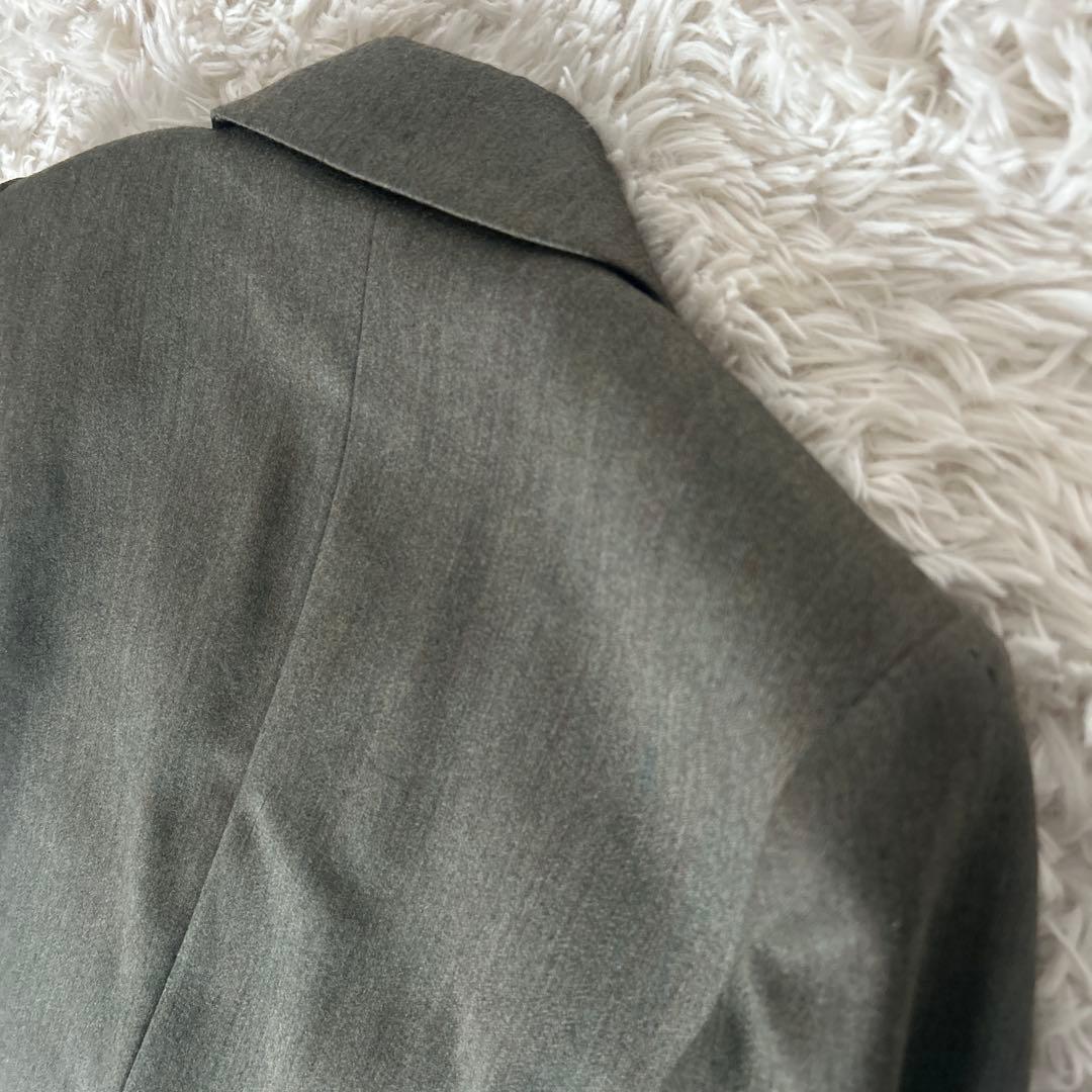 ✨美品✨イヴサンローラン スカートスーツ　ダブル　ウール　セットアップ　M L