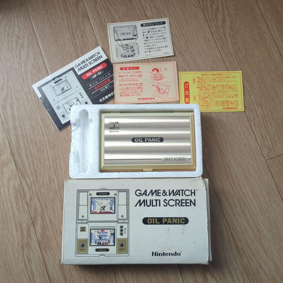 任天堂 ゲームウォッチ　オイルパニック　GAME&WATCH　OIL PANIC