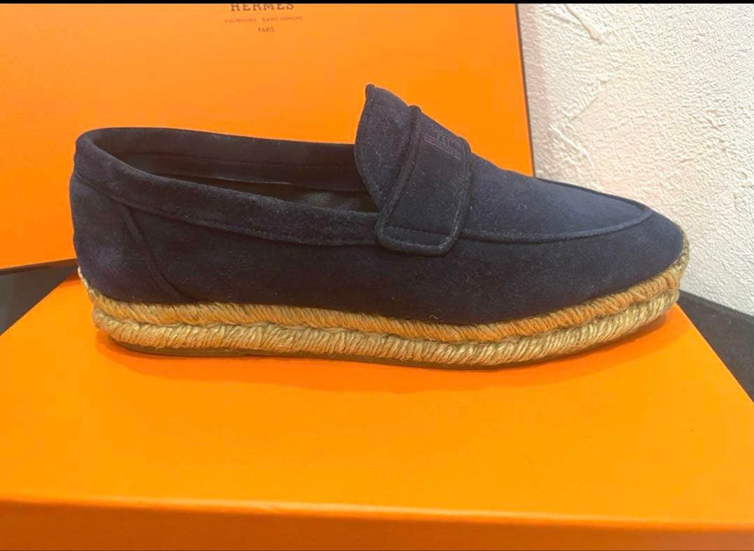 HERMES エルメス エスパ ドリーユHマーク ローファー最終お値引き