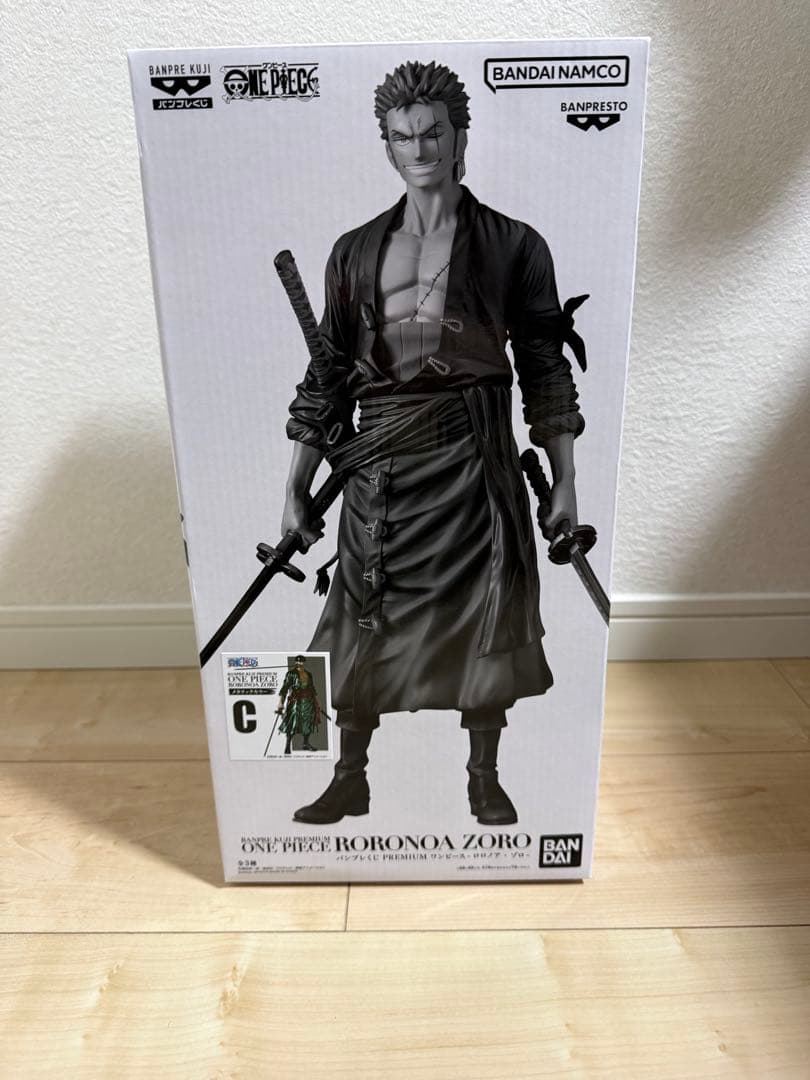ONE PIECE バンプレくじ　プレミアム　ゾロ　C賞　メタリック※半券付き