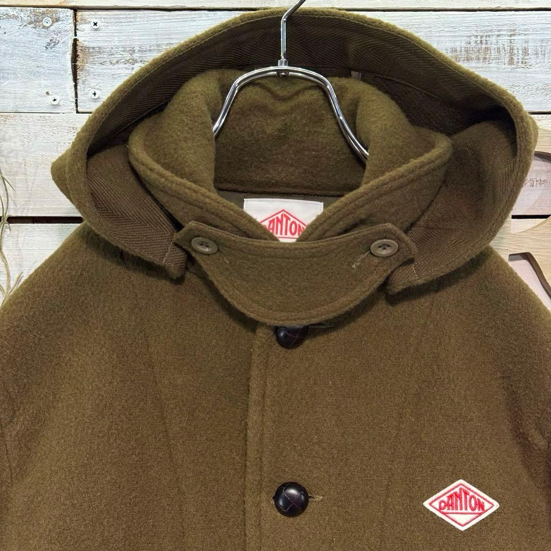 DANTON ダントン ウールモッサコート 40サイズ オリーブ JD-8570