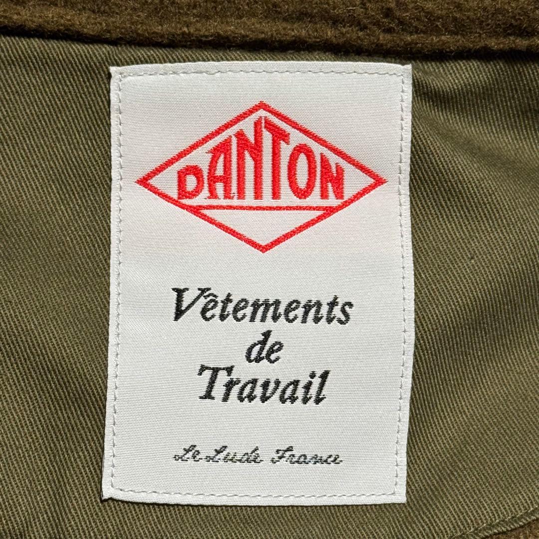 DANTON ダントン ウールモッサコート 40サイズ オリーブ JD-8570